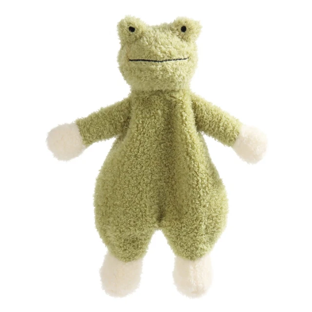 Manta de seguridad albaricoque cordero animales de peluche rana verde guardería infantil