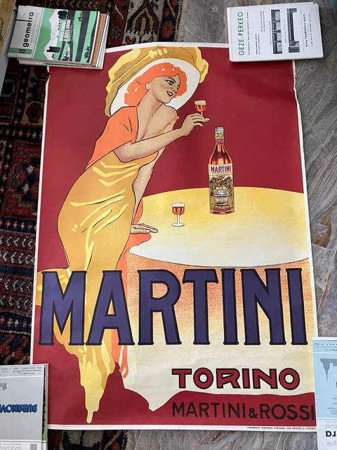 Manifesto Martini Rosso