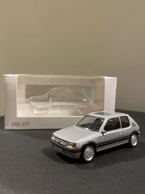 Miniature Norev Peugeot 205 GTi 1992 Gris 1/43 1:43 - Voiture Neuve en Boite