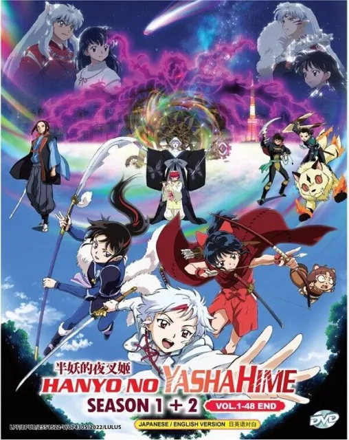 DVD ANIME HANYO No Yashahime Sea 1-2 Complete Tv Series Vol.1-48End English  Dub $40.51 - PicClick AU