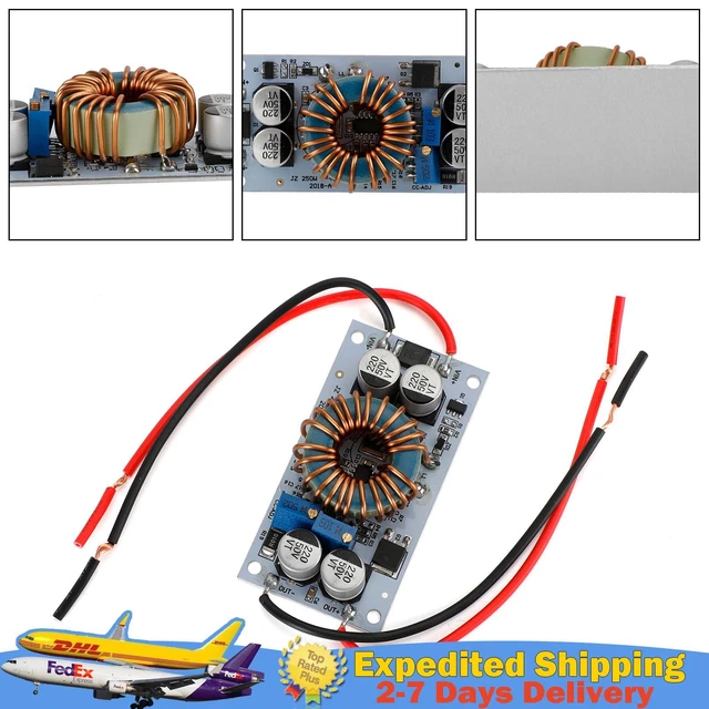 Dc-Dc Step-Up Boost Converter Constant Current Power Supply 250W 10A Led Driver