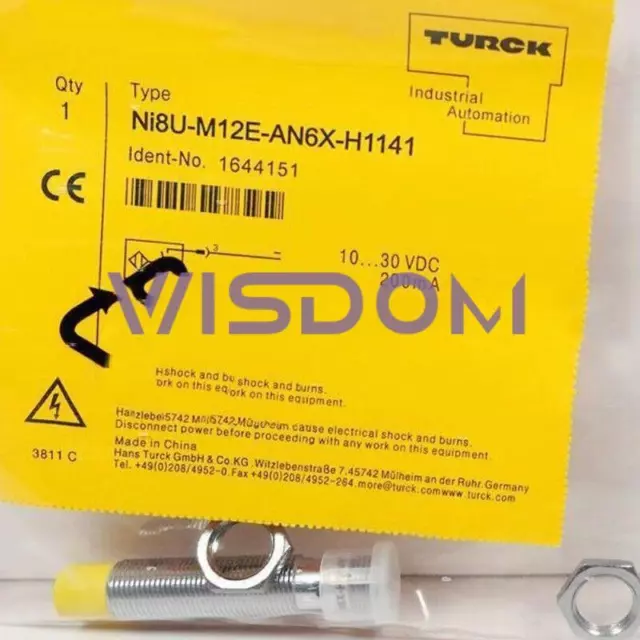 1PC NEW For TURCK Ni8U-M12E-AN6X-H1141 Proximity Switch Sensor