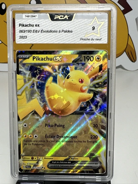 Pikachu EX - 063/193 - Carte Pokémon Évolutions à Paldea EV02 main image 0