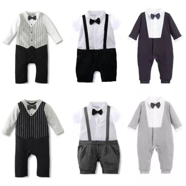 Taufoutfit Baby Junge festlich Overall Festanzug Taufanzug