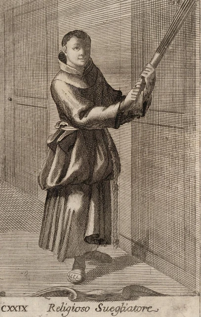 GEBETSRUFER - Bonanni Gebetsrufer - Westerhout - Kupferstich 1716.