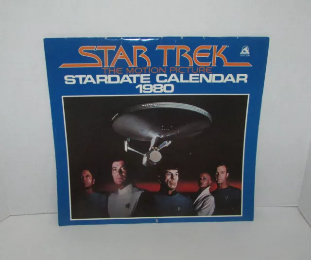 1979 STAR TREK The Motion Picture Stardate Calendar (12 Month / 1980
