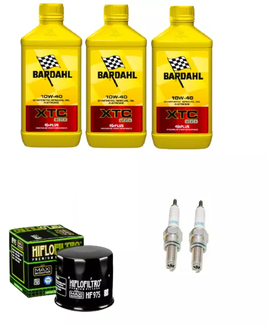 Kit/Tagliando Suzuki An/Burgman/650 Olio Bardahl Filtro Olio Candele