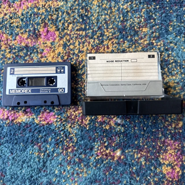 Memorex CRS+ 90 Min – Cassetta Audio Cromata Tipo II – Nuovo Sigillato 1991
