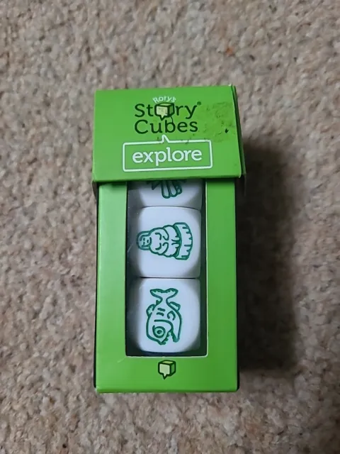 Rory's Story Cubes Explore 3 Dice Expansion Pack Brand New