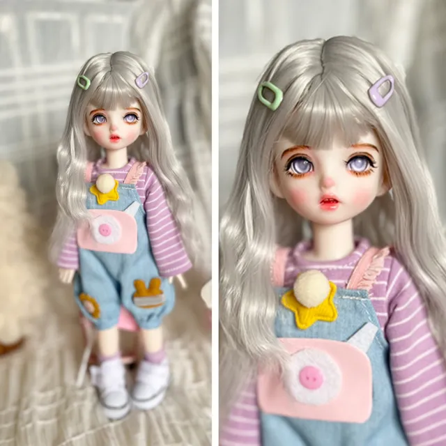 New Full Set Toy for Kids 1/6 BJD Doll 30cm Ball Jointed Dolls + Clothes Outfits