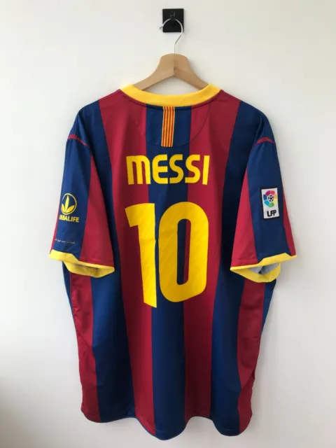 Barcelona Spain 2010/2011 Home Football Shirt Soccer Jersey Camiseta Nike Messi