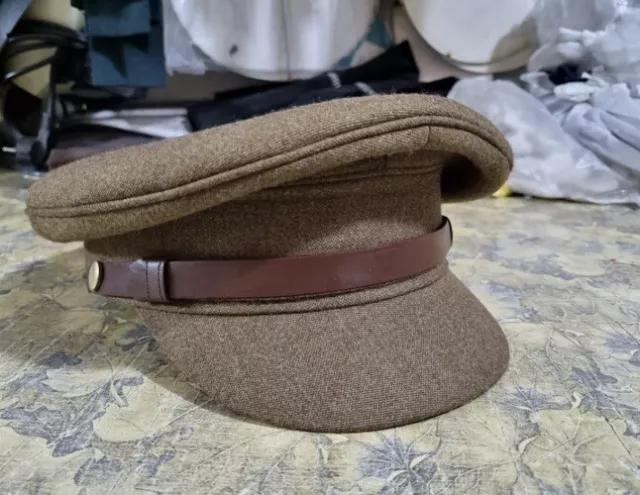 British WWII Officer Peaked Visor Cap- available all sizes