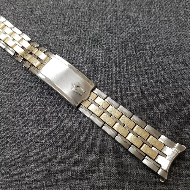 Accutron Vintage JB Champion Watch Bracelet 17.5mm, Steel & Gold Filled