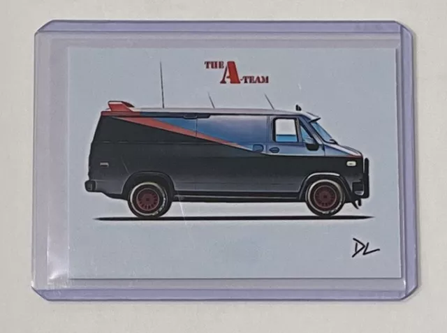 The A-Team Limited Edition Artist Signed “GMC Vandura” Trading Card 3/10