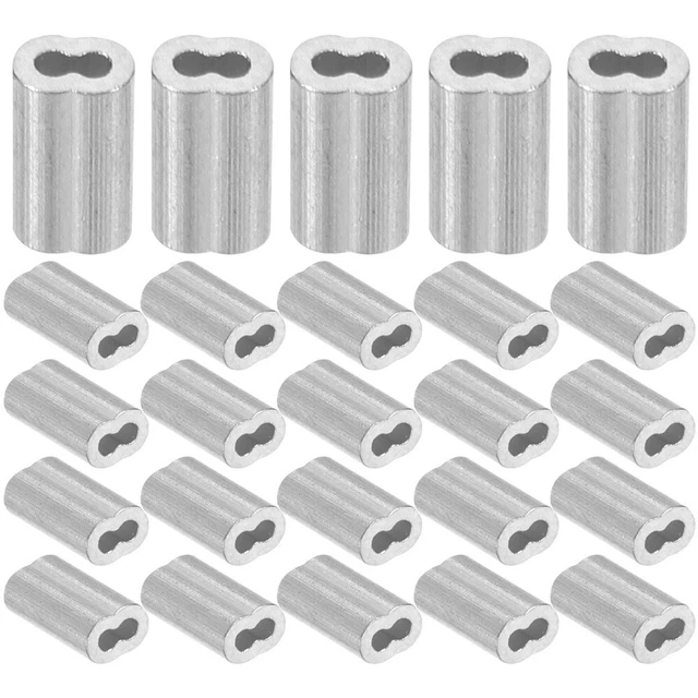 100 Pcs Sertissage De Câble Serre-câble En Corde Outil Accélérateur