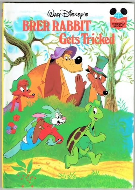 Disney’s Wonderful World of Reading Book ~ BRER RABBIT GETS TRICKED Hardcover