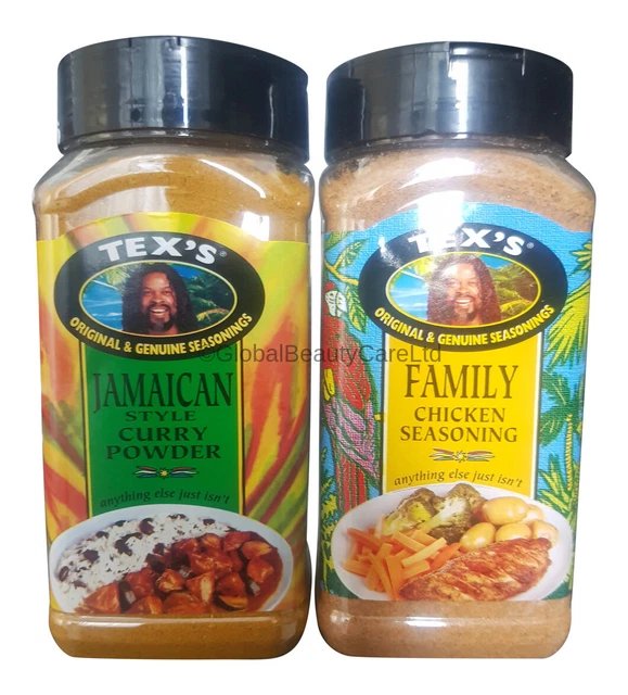 TEX'S JAMAICAN STYLE Curry Powder & Family Chicken Seasoning £12.99 ...