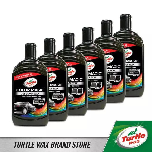 Turtle Wax Color Magic Car Paintwork Polish Restores Faded 6 x 500ml