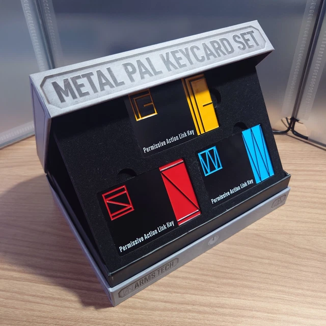 Metal Gear Solid Snake Key Cards & Figure Set - Limited Edition Konami  Collectible Metal Gear Solid Ps5 Collector's Edition