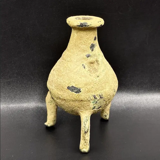 Antiguo Romano Imperio Cosméticos Bronce Botella Medicinas