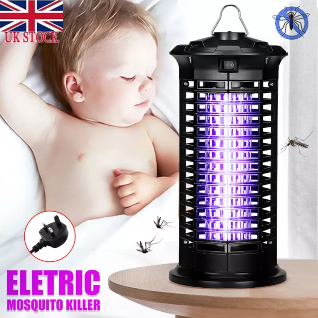 Electric Mosquito Killer Lamp Insect Fly Pest Bug UV Zapper Catcher Trap Light