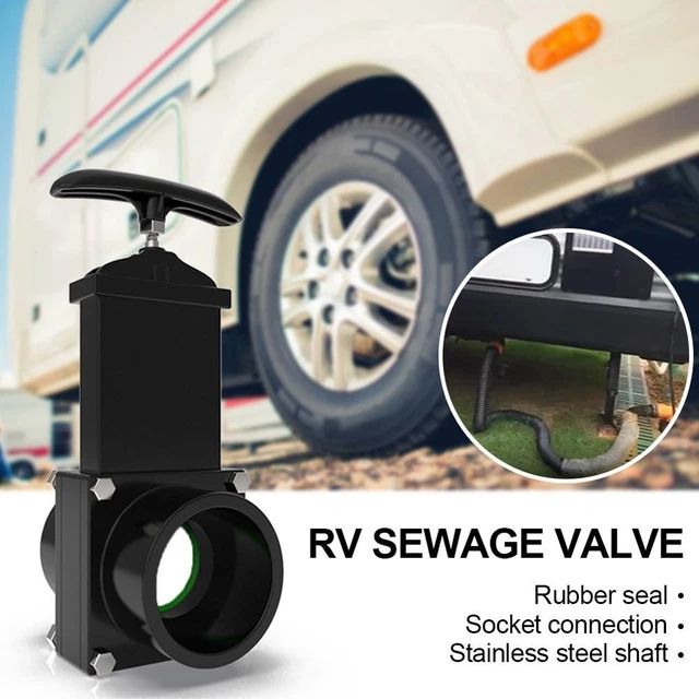 TOILET RV TRAILER Water Tank Blowdown Valve Waste Valve Van Drain Valve