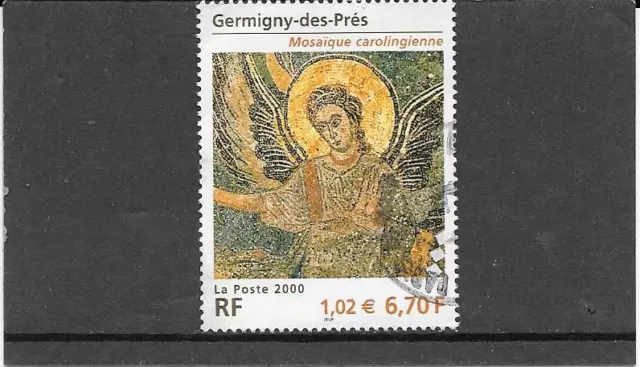 Timbre Poste France n°3358 Oblitéré Mosaïque de Germigny des prés