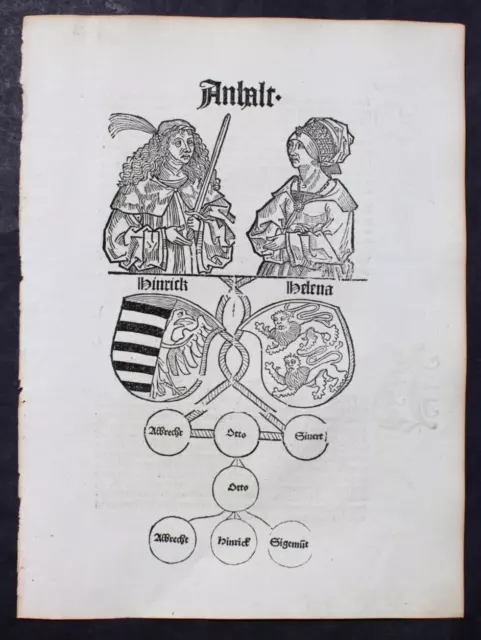 Deutsche Inkunabel,Cronecken Der Sassen,Von Conrad Botho, Schöffer,Mainz,1492,,,