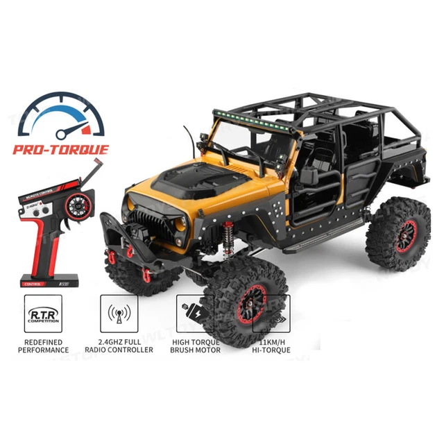 TOUCAN RC 1/10 Scale U423 4x4 Crawler Car - Metal Bucket, Sound & Light, 2-Speed Transmission - View #12