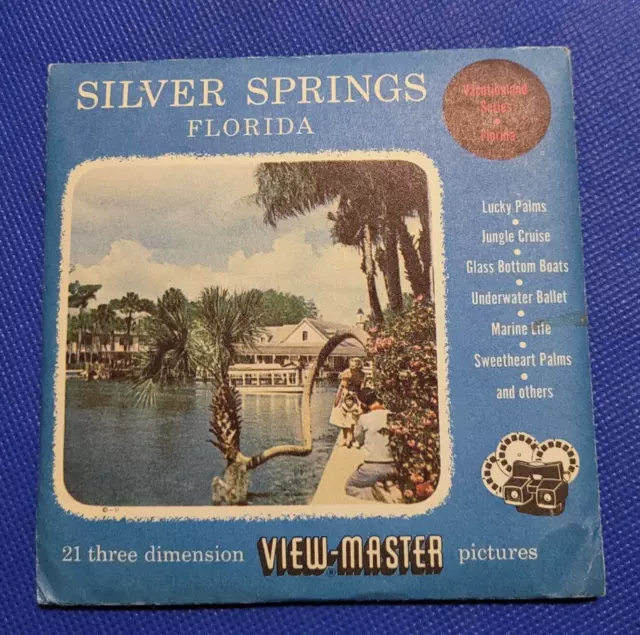SEALED Sawyer's 161-A B C Silver Springs Florida 1955 view-master 3 reels packet