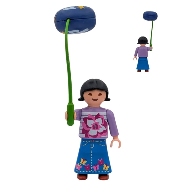 Figurine PLAYMOBIL Fille Avec Colette Et Cheval - Pièces Détachées Pour Maison Et Chambre Enfants City Life