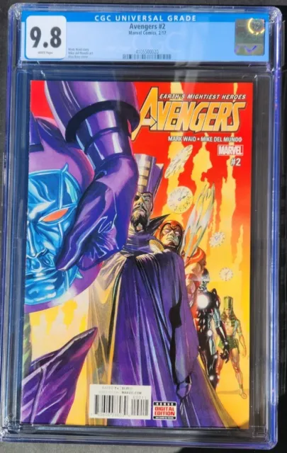 Avengers #2 CGC 9.8 Ross Cover Kang Marvel 2017 MCU