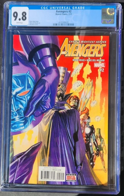 Avengers #2 CGC 9.8 Ross Cover Kang Marvel 2017 MCU