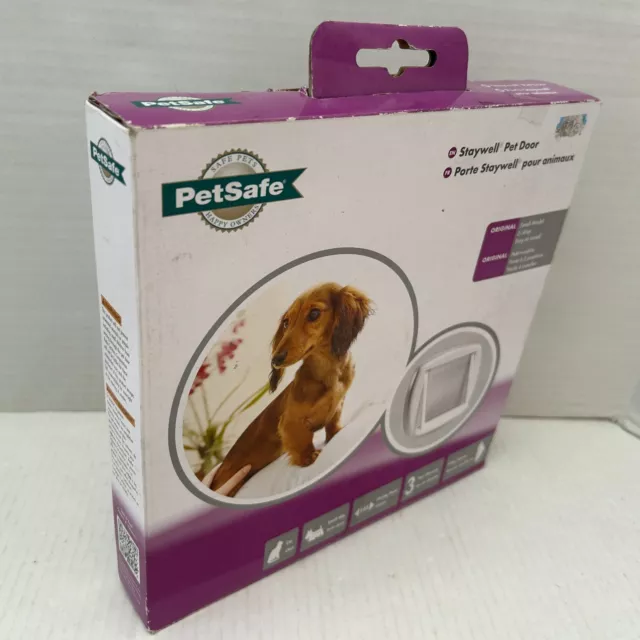 Cat Flap Small Dog Door Petsafe 2 Way White- Staywell 715Ef