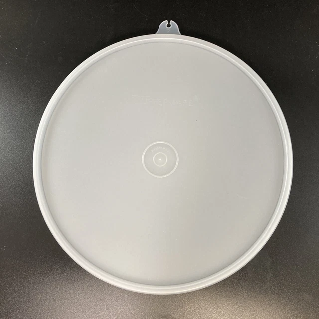 VINTAGE TUPPERWARE ROUND Z Tab Sheer Snap Seal Replacement Lid 23020