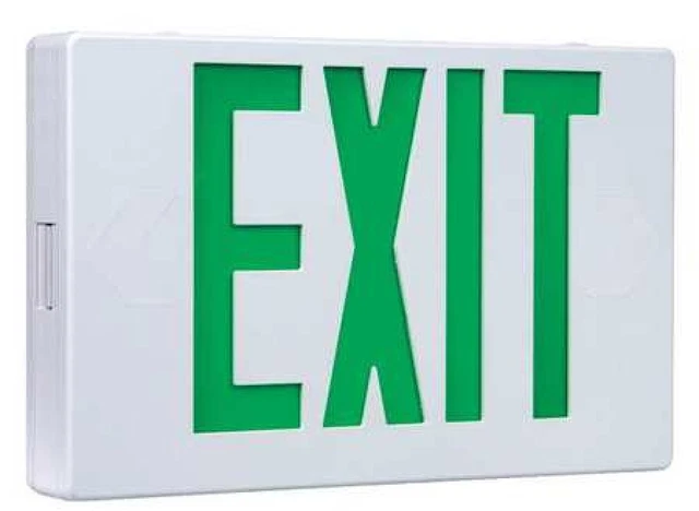 Exit Sign Cooper Lighting Hard Wire LED Dual or Single Sided Wall Ceiling APX7R