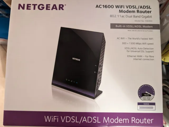 Modem Router Netgear D6400