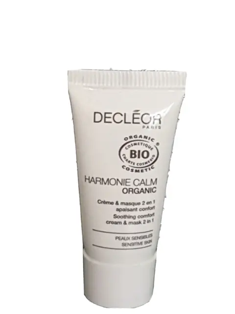 new ~ Decleor Harmonie Calm Soothing Comfort Cream + Mask ~ sample size 5 ml