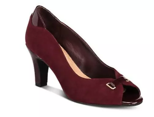 Giani Bernini Womens Valii Memory Foam Pumps Oxblood Size 6M