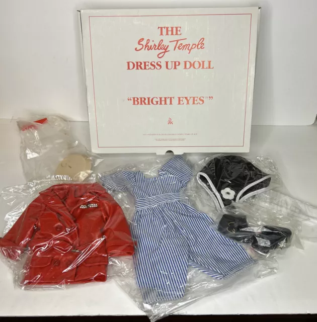 Danbury Mint The Shirley Temple Dress Up Doll "Bright Eyes" Outfit 1995 No Doll