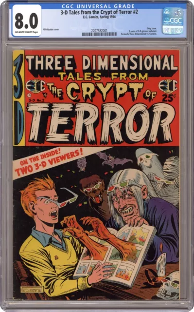 Three Dimensional Tales from the Crypt #2 CGC 8.0 1954 2707582001