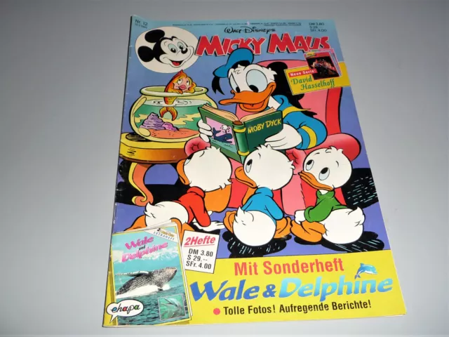 Comic Heft Walt Disneys MICKY MAUS Nr. 12/92 - ehapa - guter Zustand