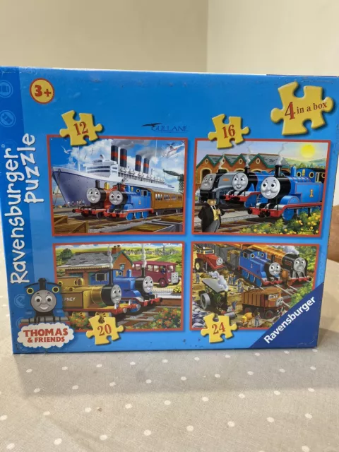 RAVENSBURGER THOMAS AND Friends 4 In Box Puzzles Jigsaw Puzzles Brand ...