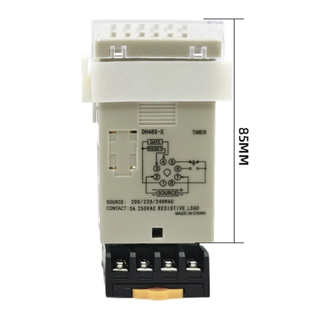 Prestazioni affidabili con modulo relè timer DH48S 2ZH per controllo superiore