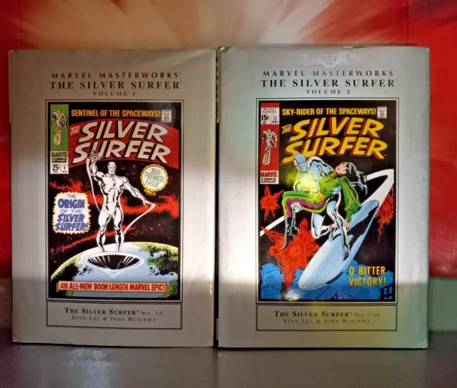 Marvel Masterworks: The Silver Surfer - Volume 1 & 2 - Hardcover Lot - 1st Print