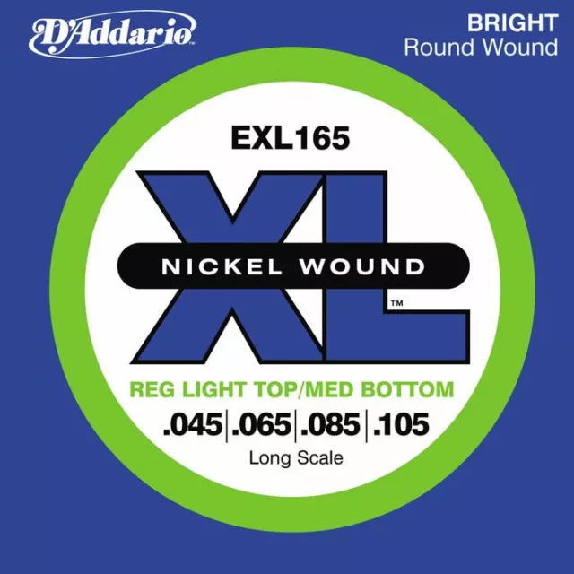 DADDARIO EXL165 Reg Light/Medium/Long 045-105