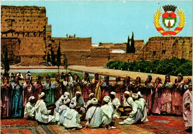 CPM Marrakech- scene du folklore MAROC (880601)