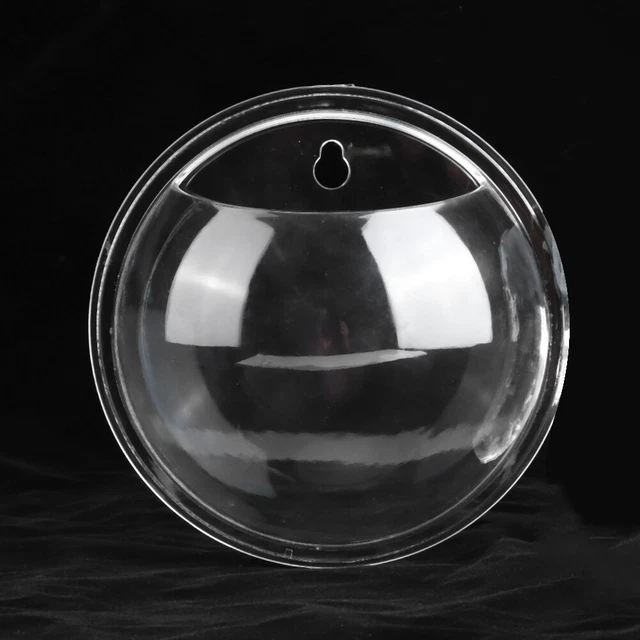 Wall Mounted Hanging Transparent Fish Bowl Acrylic Fish Tank Aquarium D AN 3