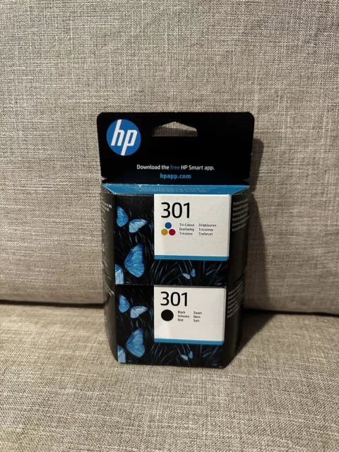 HP 301 Original Ink Cartridges, CH562EE Black and Tri-Colour, Multipack