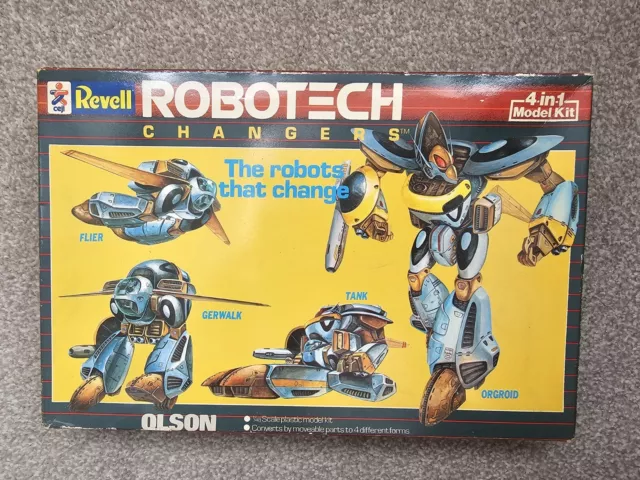 Revell Robotech Changers OLSON 4 IN 1 Plastic Model Kit [Vintage 1984] 2